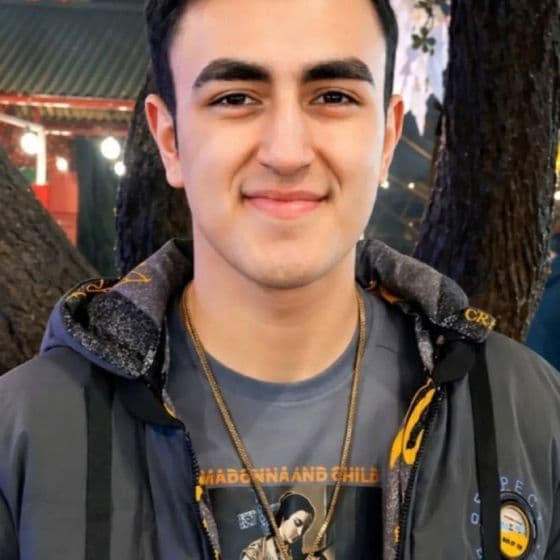 Mohammad Masih Shakibnia 17 years old