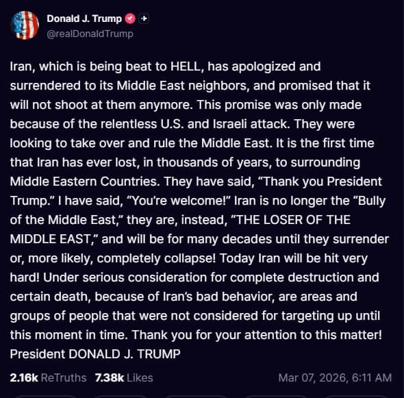 Documentation from Iran - 2026-03-07